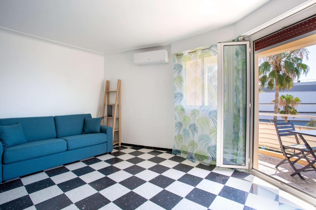 Apartment T2 Air-Conditioned Sea View Saint-Laurent-du-Var Zewnętrze zdjęcie